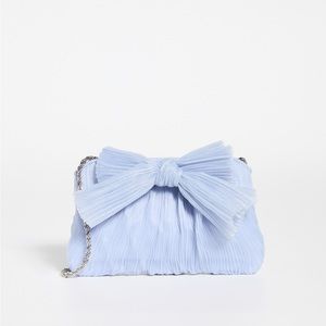 Loeffler Randall Rochelle Mini Pleated Clutch with Bow